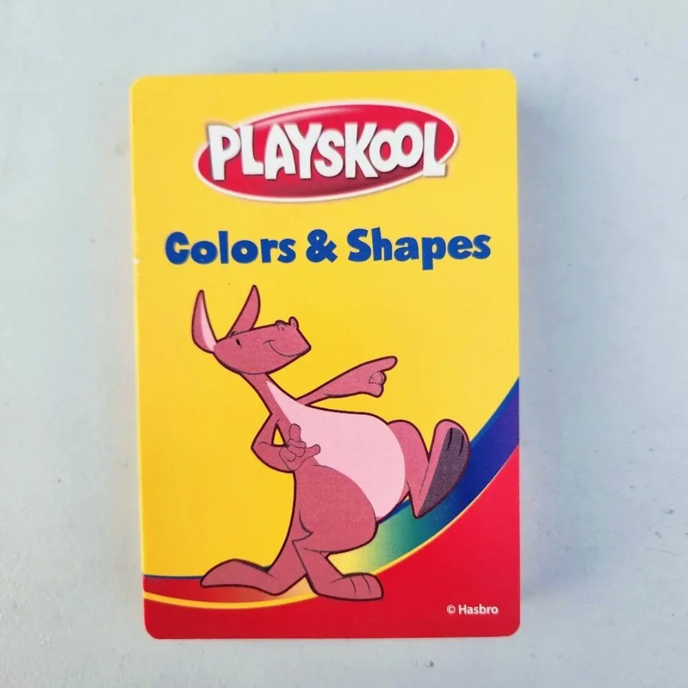 Playskool Colors and Shapes Words Vocabulary Flash Card Educational Learning Car